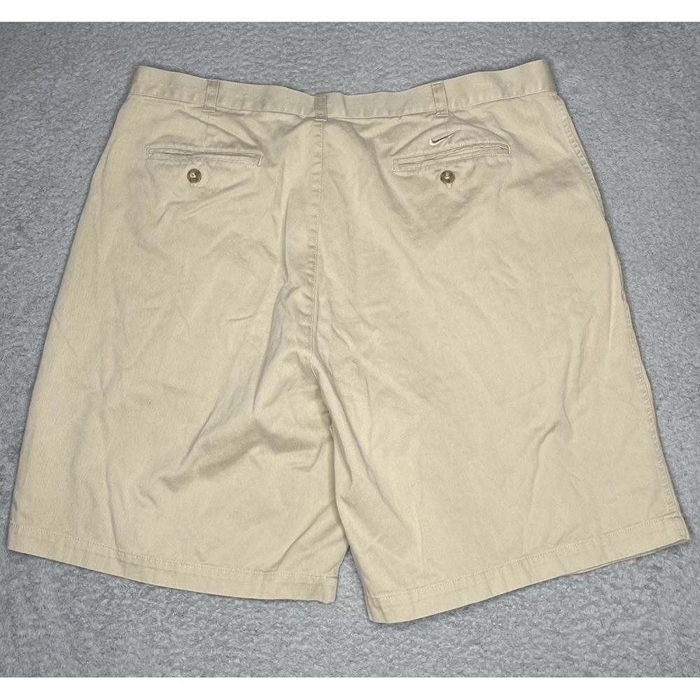 Vintage Y2K Nike Chino Shorts Mens Size‎ 40 Beige/Tan Performance Golf Casual - Picture 7 of 11